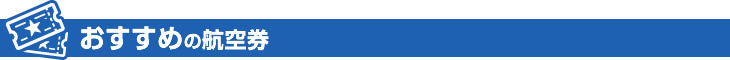 おすすめの国内航空券
